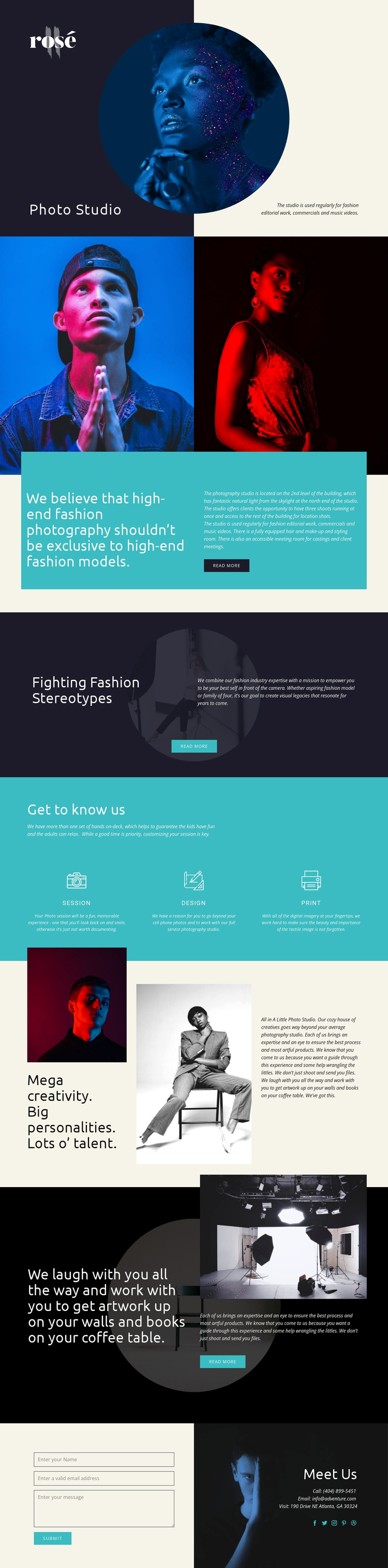 Rose Website Builder Software