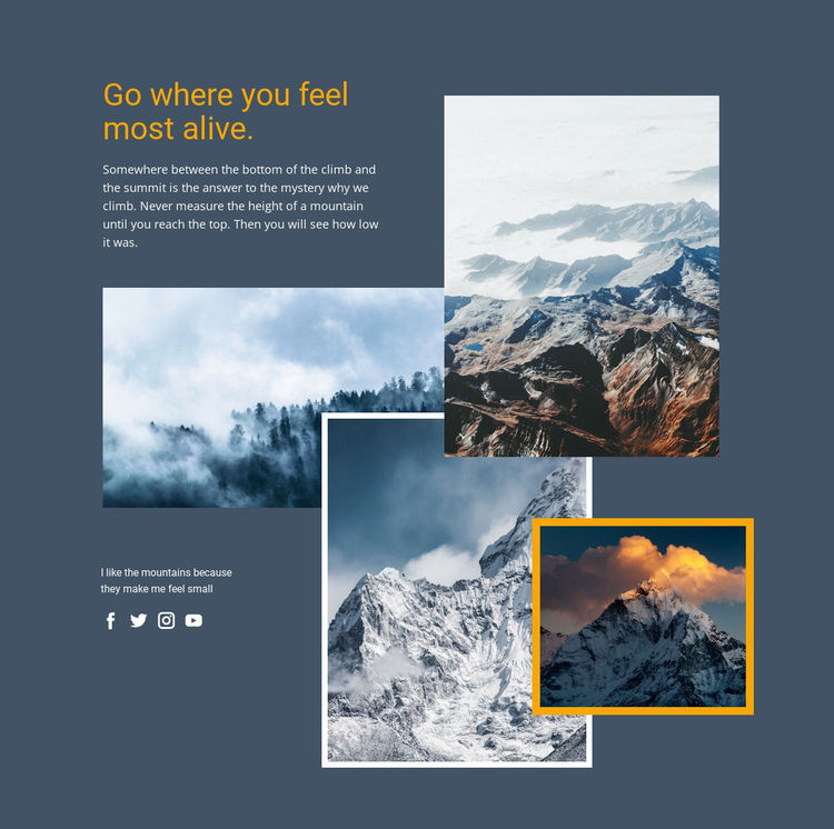 Hiking through the Alpine Paths Website Builder Software