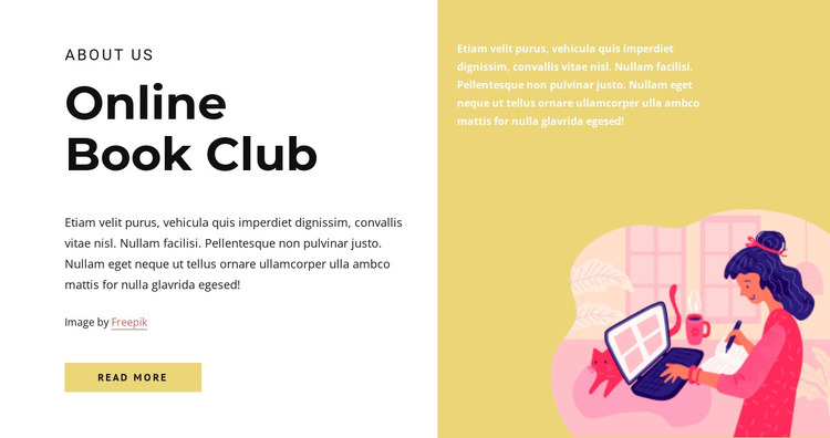 Book club Website Builder Software